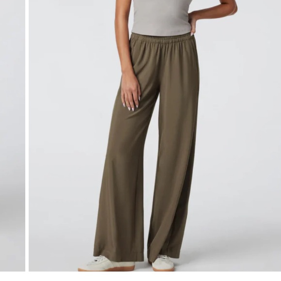Vuori Olive Wide Leg Pants - Picture 3 of 7